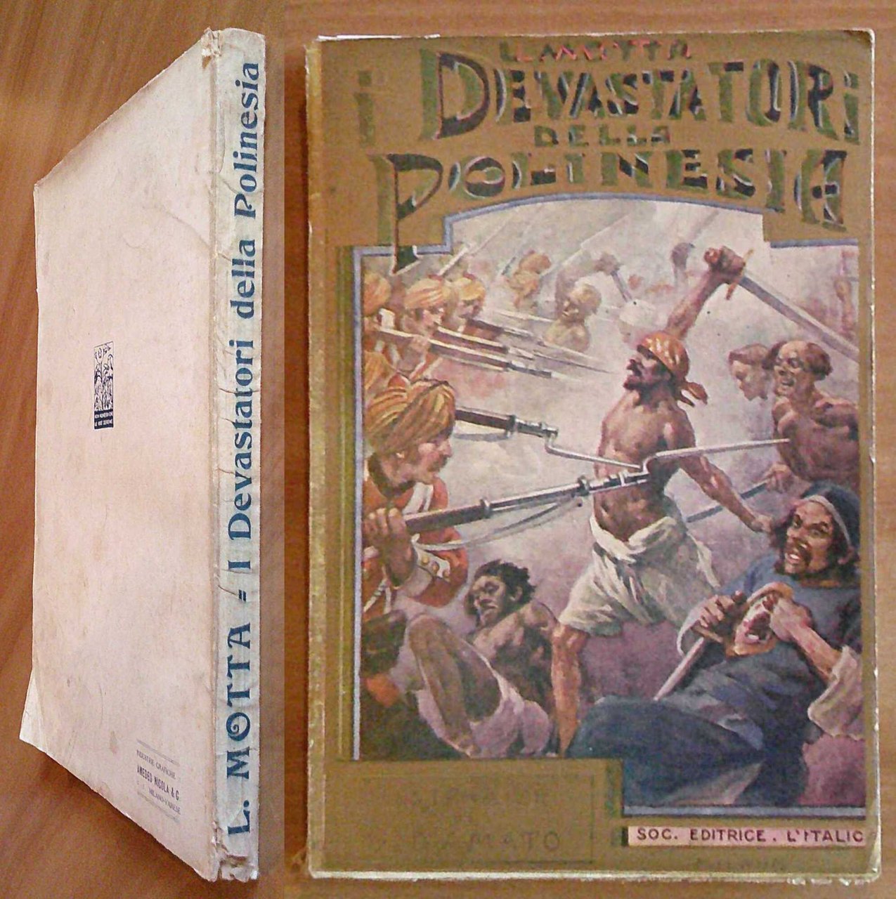 I DEVASTATORI DELLA POLINESIA, 1923 - ill. D'AMATO
