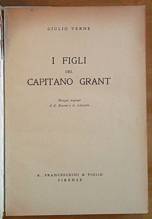 I FIGLI DEL CAPITANO GRANT - Collana Gemme, 1953