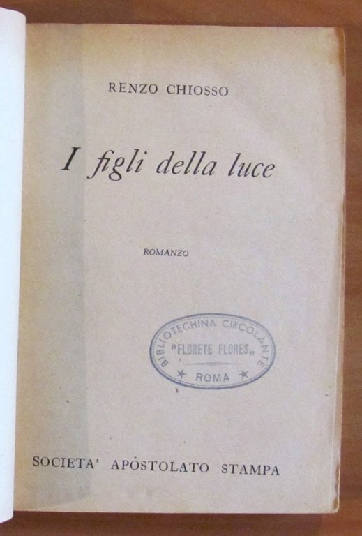 I FIGLI DELLA LUCE