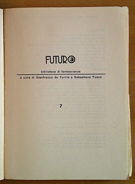I FIGLI DELLA LUNA, 1974 - Futuro Biblioteca di Fantascienza …