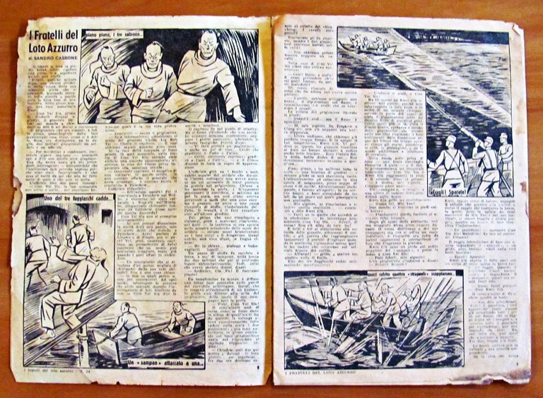 I FRATELLI DEL LOTO AZZURRO - Collana AVVENTURE SENSAZIONALI N.14