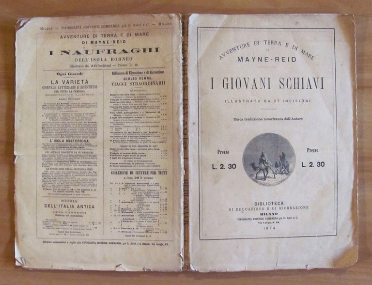 I GIOVANI SCHIAVI - Avventure di Terra e di Mare, …