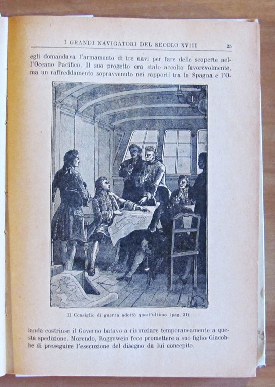 I GRANDI NAVIGATORI DEL SECOLO XVIII, anni 20/30 con Cartine