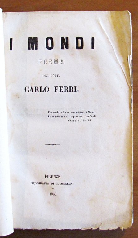 I MONDI - POEMA