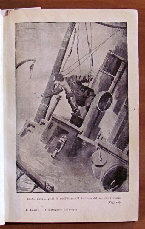 I NAUFRAGATORI DELL'OREGON, 1922 ill. BRUSA - Biblioeche Popolari