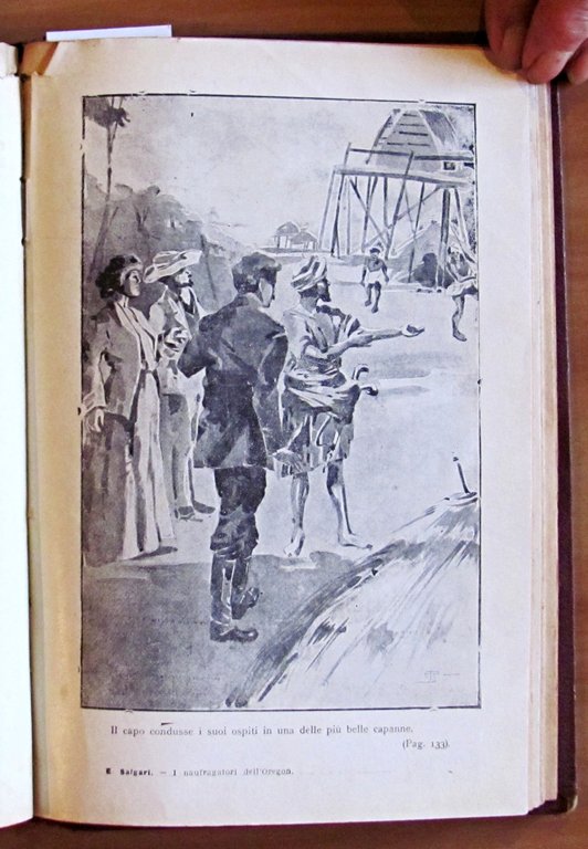 I NAUFRAGATORI DELL'OREGON, 1922 ill. BRUSA - Biblioeche Popolari