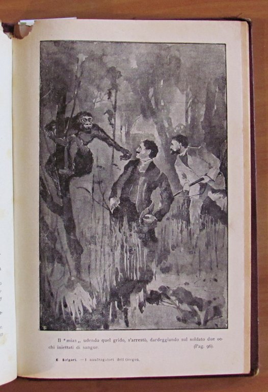 I NAUFRAGATORI DELL'OREGON, 1922 ill. BRUSA - Biblioeche Popolari