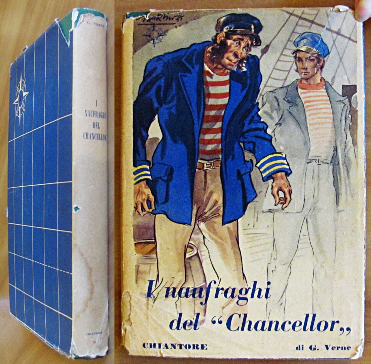 I NAUFRAGHI DEL CHANCELLOR, I ed. 1951 - ill. RUFFINELLI | Immagine principale