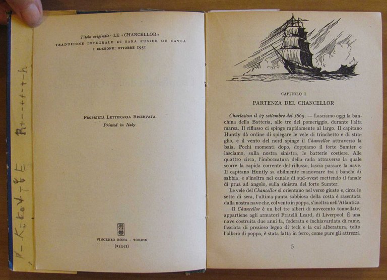 I NAUFRAGHI DEL CHANCELLOR, I ed. 1951 - ill. RUFFINELLI | Immagine Gallery 4