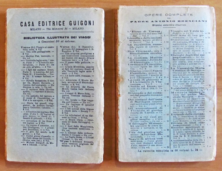 I NAUFRAGHI DELL'ISOLA BORNEO - 2 Volumi Completo, 1894