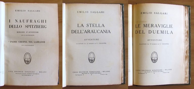 I NAUFRAGHI DELLO SPITZBERG; LA STELLA DELL'ARAUCANIA; LE MERAVIGLIE DEL …