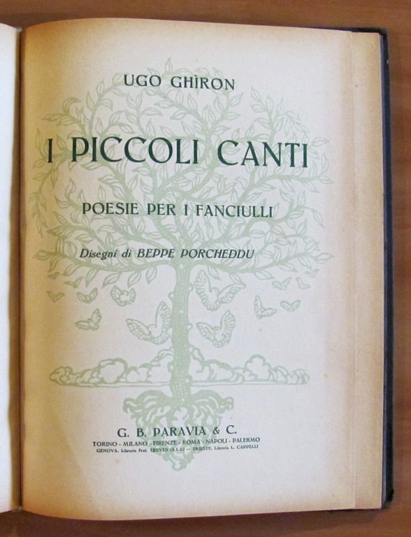 I PICCOLI CANTI - Poesie per i Fanciulli, 1921 con …