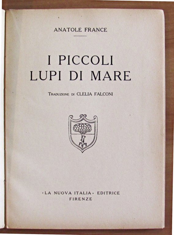 I PICCOLI LUPI DI MARE, 1932 - ill. COLOSI