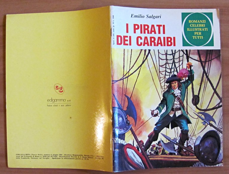 I PIRATI DEI CARAIBI - Romanzi Celebri Illustrati per Tutti
