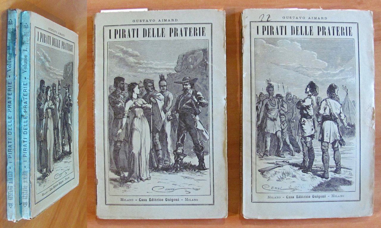 I PIRATI DELLE PRATERIE - 2 Volumi, Completo, 1887 - …
