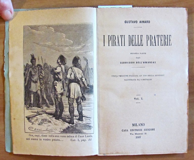 I PIRATI DELLE PRATERIE - 2 Volumi, Completo, 1887 - …