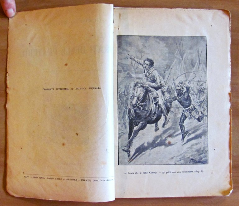 I PIRATI DELLE PRATERIE, 1921 - ill. TALLONE
