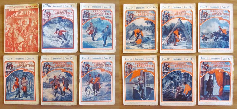 I PREDONI DELL'ARGENTINA - Fascicoli 1/42 COMPLETO, 1912