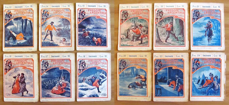 I PREDONI DELL'ARGENTINA - Fascicoli 1/42 COMPLETO, 1912