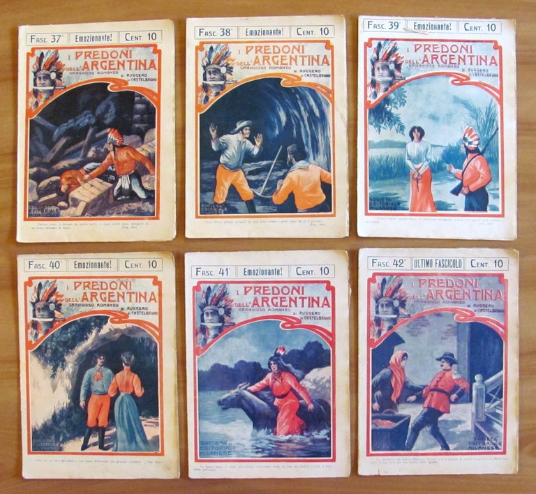 I PREDONI DELL'ARGENTINA - Fascicoli 1/42 COMPLETO, 1912