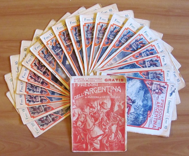 I PREDONI DELL'ARGENTINA - Fascicoli 1/42 COMPLETO, 1912