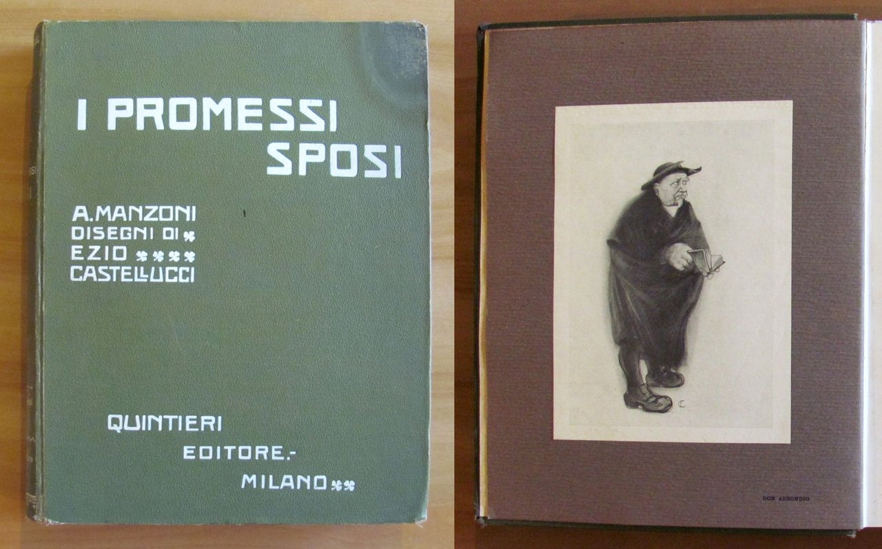 I PROMESSI SPOSI, 1914 con disegni di Ezio CASTELLUCCI