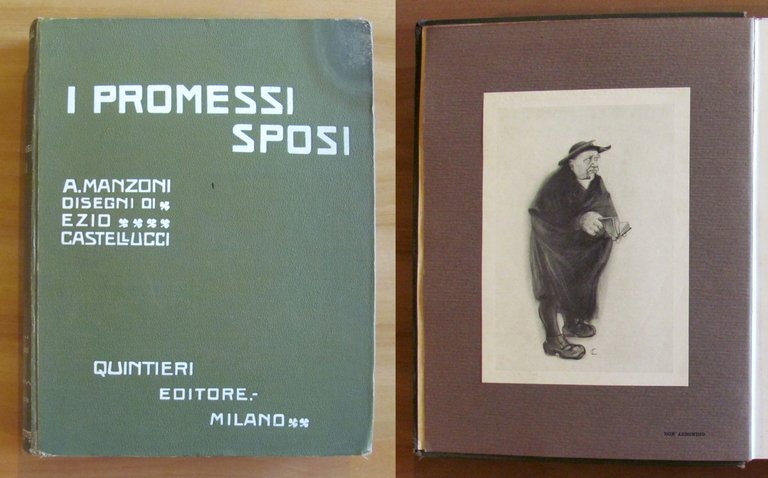 I PROMESSI SPOSI, 1914 con disegni di Ezio CASTELLUCCI