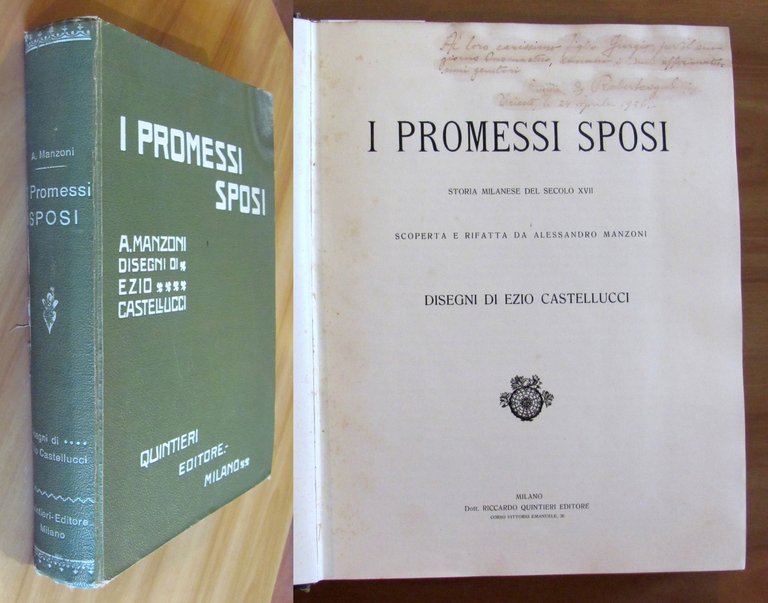 I PROMESSI SPOSI, 1914 con disegni di Ezio CASTELLUCCI