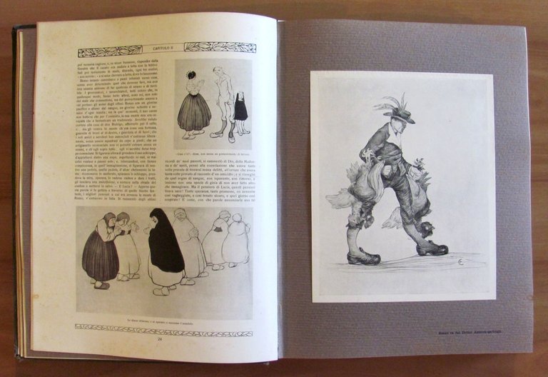 I PROMESSI SPOSI, 1914 con disegni di Ezio CASTELLUCCI