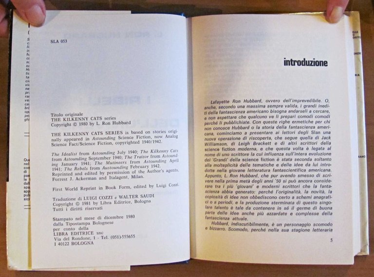 I RIBELLI DELL'UNIVERSO - Collana Gli Slan N.53, I ed. …