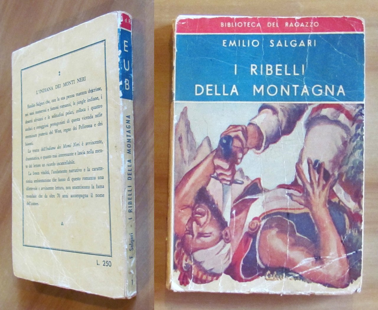 I RIBELLI DELLA MONTAGNA - Bibioteca del Ragazzo N.1, 1954