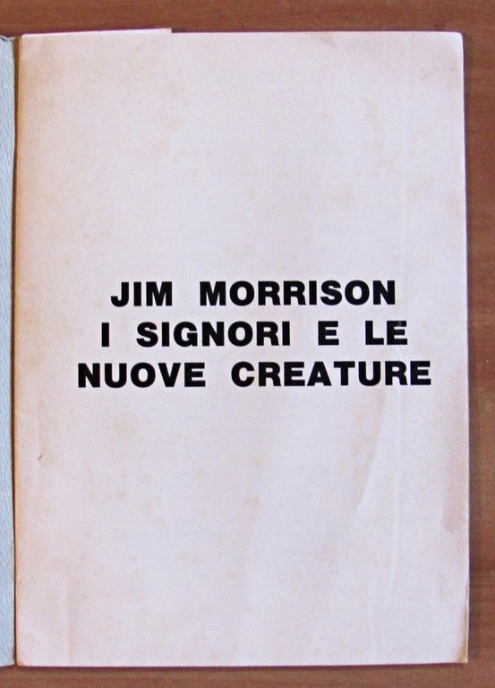 I SIGNORI E LE NUOVE CREATURE, cop. di PICASSO - …