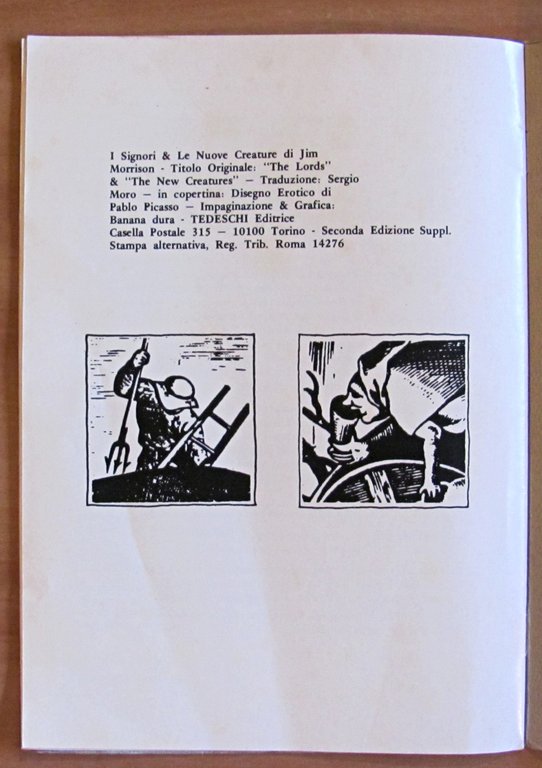 I SIGNORI E LE NUOVE CREATURE, cop. di PICASSO - …