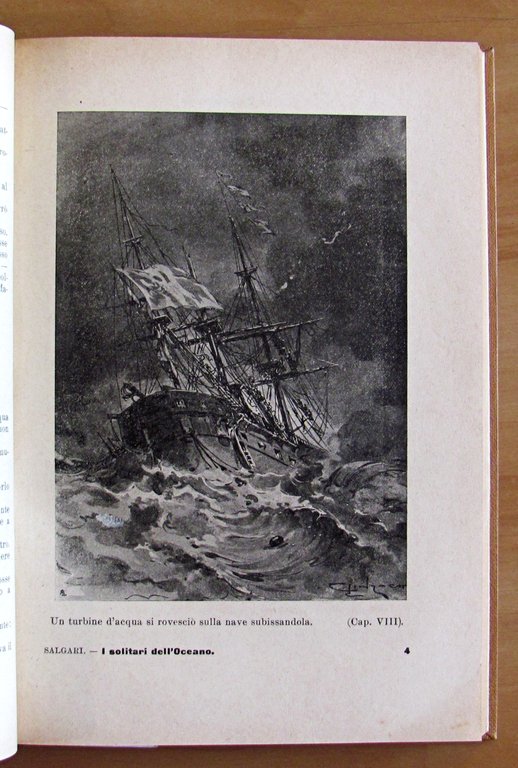 I SOLITARI DELL'OCEANO, 1909 - ill. LINZAGHI