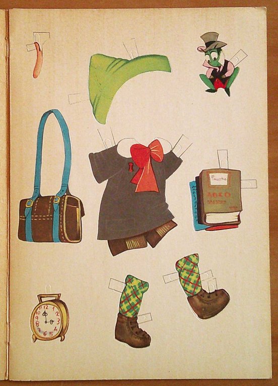 I VESTITI DI PINOCCHIO con MODELLINI DI ABITI DA RITAGLIARE