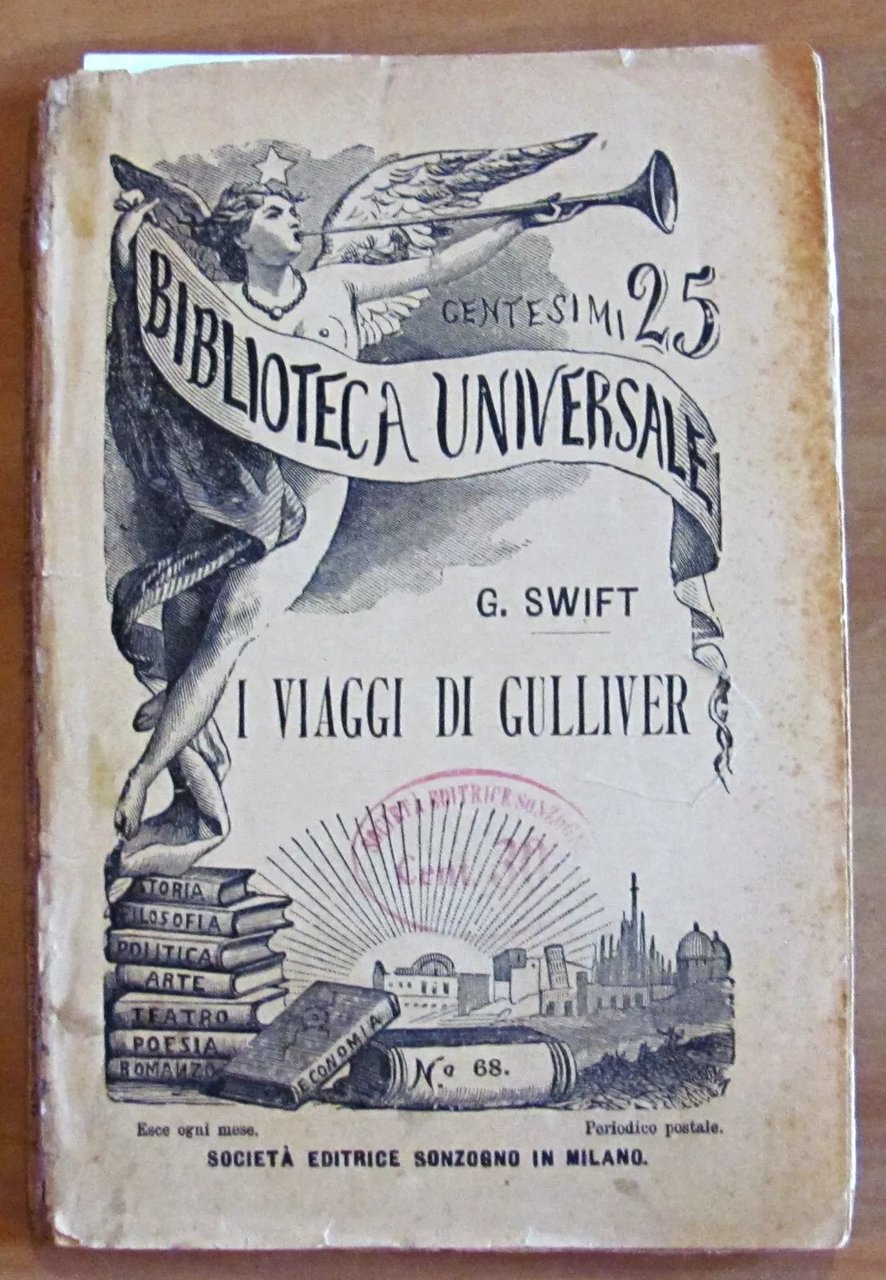 I VIAGGI DI GULLIVER - Biblioteca Universale N.68, 1909