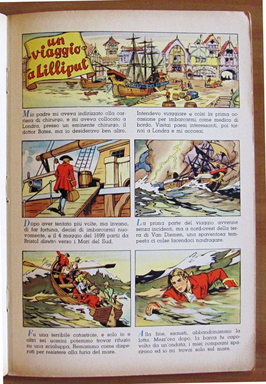 I VIAGGI DI GULLIVER - Illustrazioni di GALLEPPINI - Lit. …