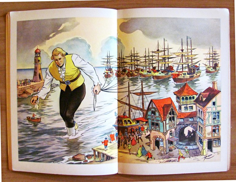 I VIAGGI DI GULLIVER - Illustrazioni di GALLEPPINI - Lit. …