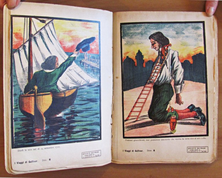 I VIAGGI DI GULLIVER, 1906 - Illustrato