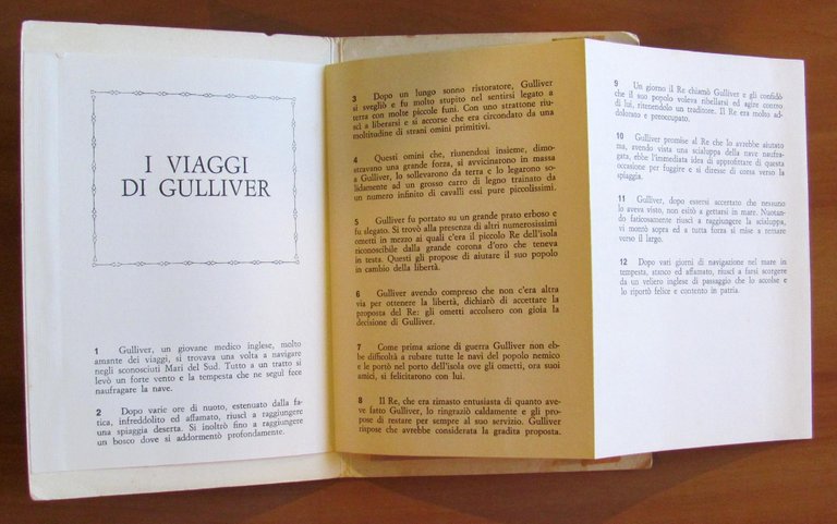 I VIAGGI DI GULLIVER con 12 Color Slides (Diapositive), 1966