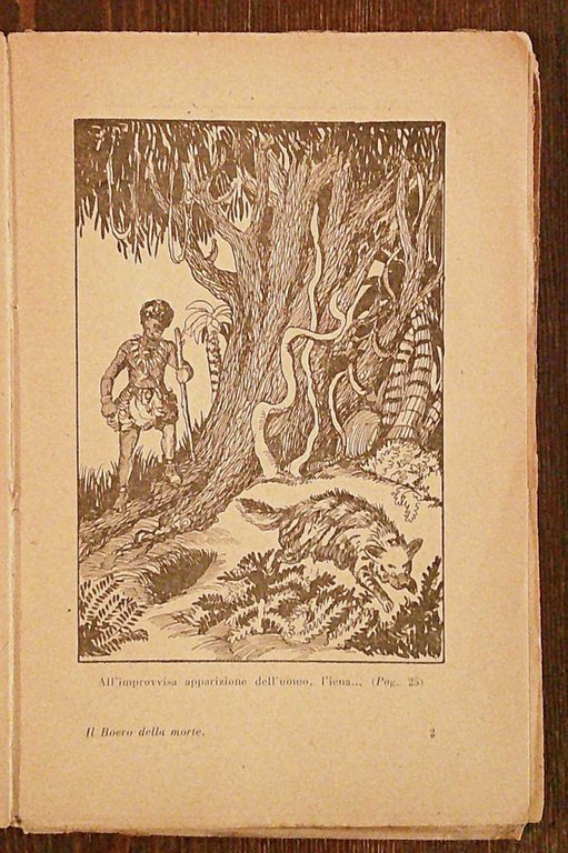 IL BOERO DELLA MORTE - Romanzo d'avventure, 1931