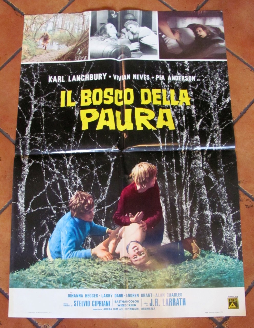 IL BOSCO DELLA PAURA - Fotobusta Originale, I ed. 1973