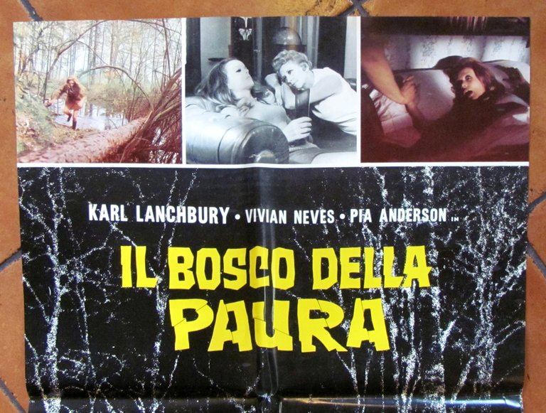 IL BOSCO DELLA PAURA - Fotobusta Originale, I ed. 1973