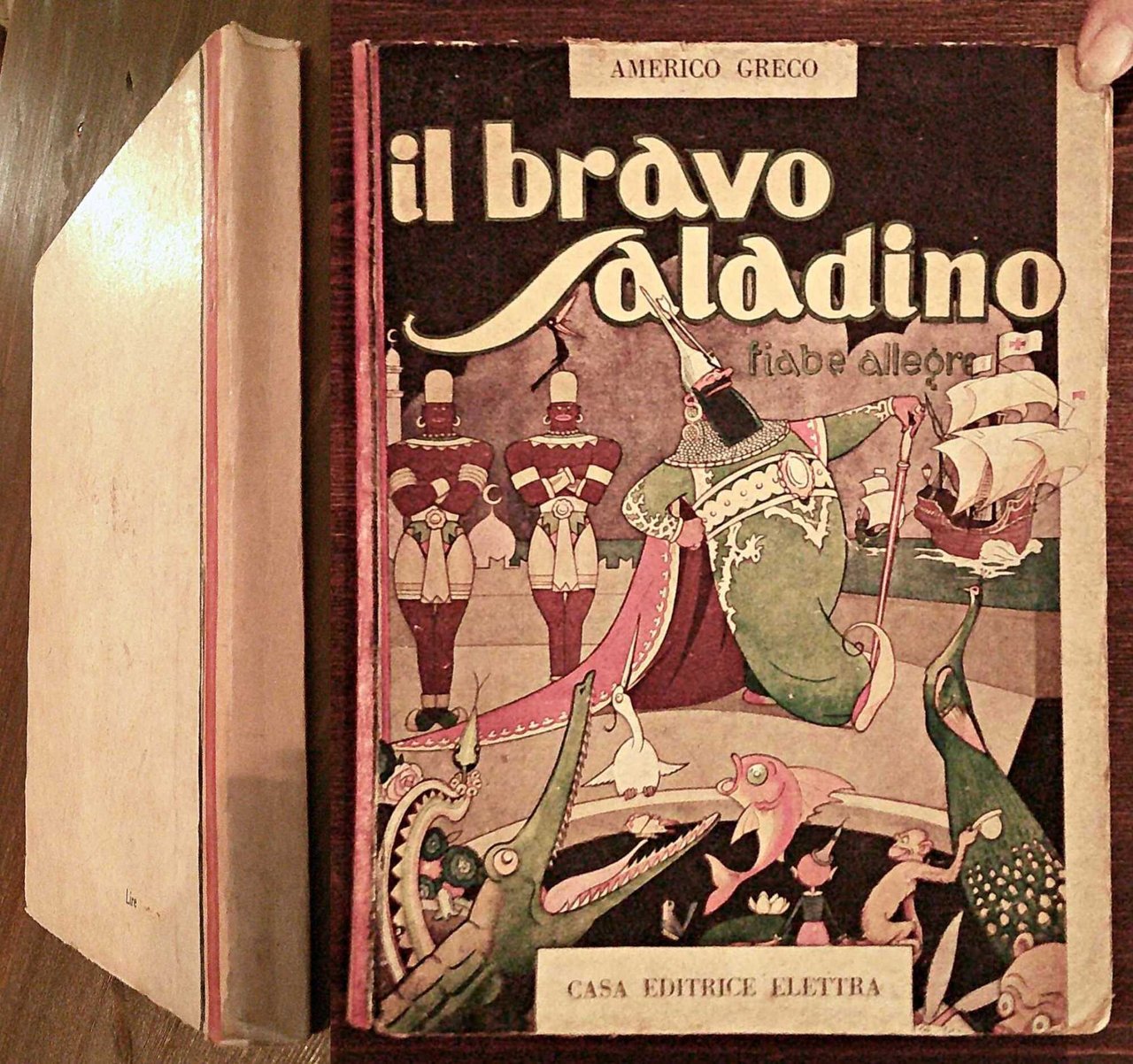 IL BRAVO SALDINO - Fiabe Allegre, 1938 - ill. BALDO