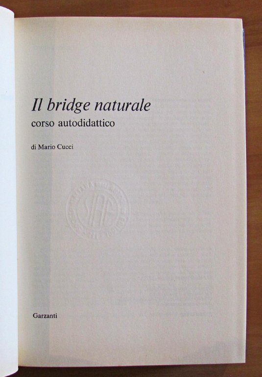 IL BRIDGE NATURALE - corso autodidattico