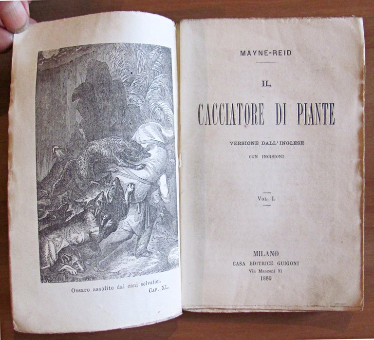 IL CACCIATORE DI PIANTE - 2 Volumi, Completo, 1880
