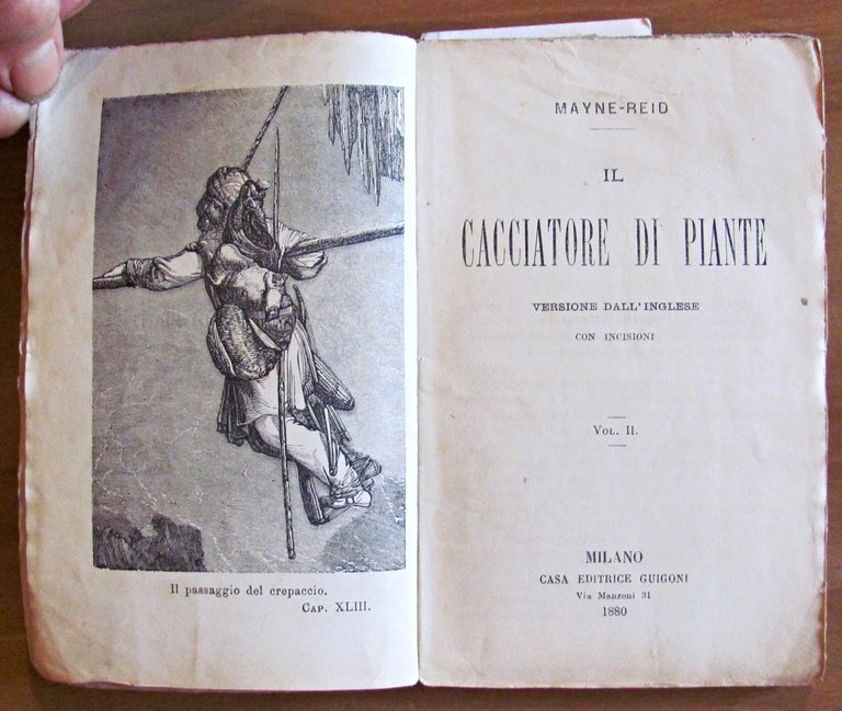 IL CACCIATORE DI PIANTE - 2 Volumi, Completo, 1880
