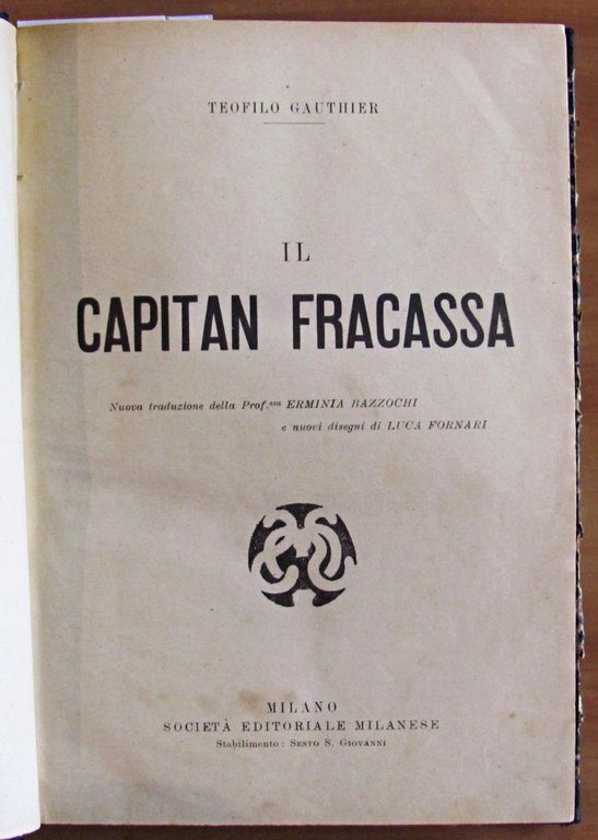 IL CAPITAN FRACASSA, primi '900 - ill. FORNARI
