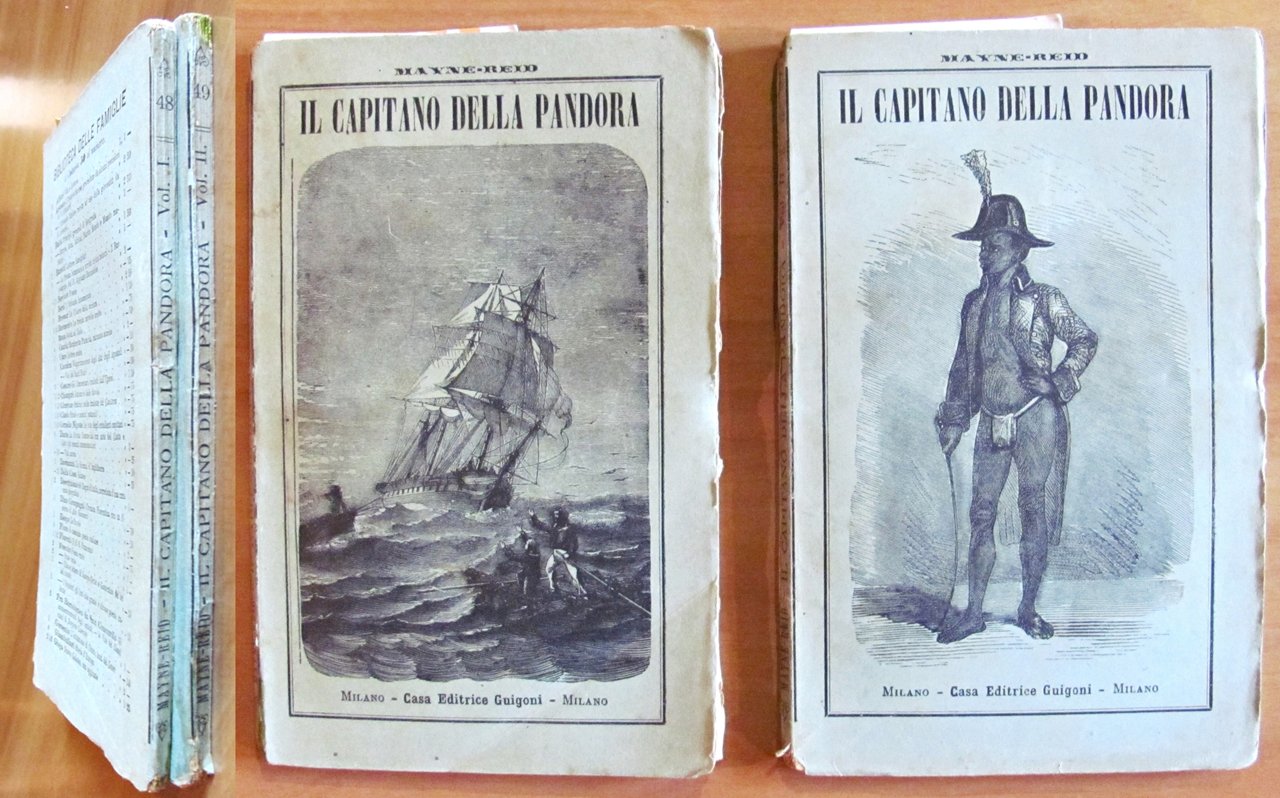 IL CAPITANO DELLA PANDORA - 2 Volumi, Completo, 1887