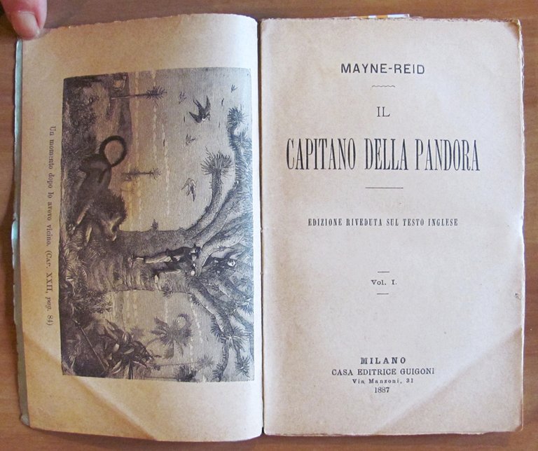 IL CAPITANO DELLA PANDORA - 2 Volumi, Completo, 1887